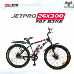 JetPro IBC|26x300| Blk/Red | Age 13+| 85%Fitted | F-Suspension|Dual Disc Brakes 26 T (inch) Mountain Cycle-image-5