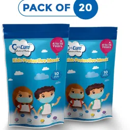 Kids Protective 3 Ply Face Mask, Suitable for 4 to 15 Years Children (Pack of 20) Non-Washable Surgical Mask-image-28