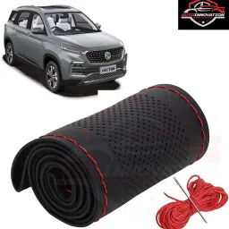 Hand Stiched Steering Cover For Universal For Car Universal For Car-image-89