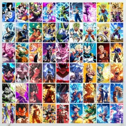Dragon Ball Z Mini Posters Set of 54 (Frameless) | High-Quality Anime Wall Art Prints for DBZ Fans | Goku, Vegeta, Super Saiyan Posters | Room Decor for Gamers, Otakus & Collectors Fine Art Print-19