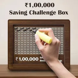 Wooden money Saving Box,Cash Saver Money Box with Counting Target,Piggy Bank Coin Bank-84