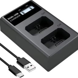 Simpex EN-EL14 Dual Slot (C type and Micro USB) LCD Camera Battery Charger-image-101