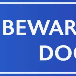 Beware of Dog Caution Sign Board 14 In x 5.3 In For Gates Compounds Doors 5mm Emergency Sign-image-80