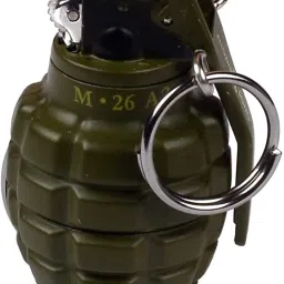 Refillable PUBG military grenade Shaped Lighter with Key Ring - Pocket Lighter Pocket Lighter (ARMY GREEN) FIRST QUALITY STAR MAGIC Pocket Lighter-18