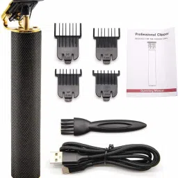 UZAN Professional 799 Golden Rechargeable Golden Trimmer Beard Trimmer M58 Fully Waterproof Grooming Kit 90 min Runtime 4 Length Settings-image-80