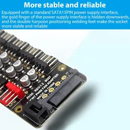 Verilux PC PWM Fan Hub CPU Cooling HUB 10 Port 12V 4 Pin Fan PWM Splitter Splitter GDDR5 256 MB AMD/ATI Chipset 128 bit 612 MHz Graphics Card image 5