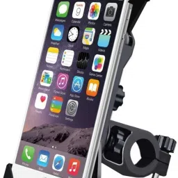 AlexVyan Black Universal Bike Motorcycle Cycle Mount Holder for Phone Mobile Bicycle Handlebar Mobile Phone Holder Mobile Holder-image-92