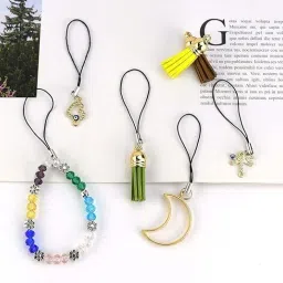 MOREL STRING ROPE CORD NYLON WITH JUMP RING CLASP FOR CELLPHONE COVER KEYRING PENDRIVE Strap image 5