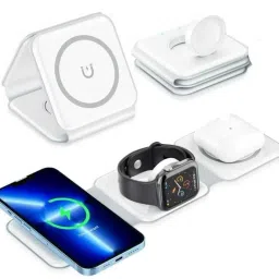 poxi 3 in 1 Foldable Wireless Magnetic Charger Charging Pad-38