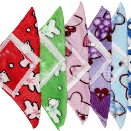 KETKAR Women's Handkerchief With Zip Pocket For Daily Use Set Of 6 Pcs (Multicolour) ["Multicolor"] Handkerchief-image-26