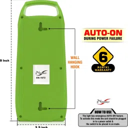24 energy Dual Mode Brightness with Heavy Duty Rechargeable Table top lantern 8 hrs Flood Lamp Emergency Light image 2