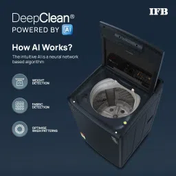 ifb 10 kg 5 Star with DeepClean Technology, PowerSteam, AI Powered,Aqua Energie Fully Automatic Top Load with In-built Heater Grey, Black image 4