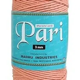Dori Thread | 3mm Single Strand | Pastel Orange | 200-250 Metres | 1kg Spool-image-90