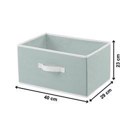Kuber Industries Set Of 6 Grey Solid Foldable Multi-Purpose Storage Boxes image 2