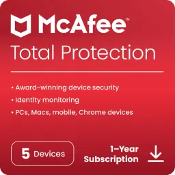 McAfee Total Protection 2023 5 PC Password Manager & Dark Web Monitoring Included PC/Mac/Android/iOS 1 Year Total Security (Email Delivery - No CD)-18