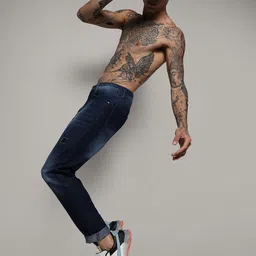 Campus Sutra Men Smart Slim Fit Clean Look Light Fade Stretchable Jeans-image-28