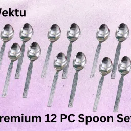 Premium Spoon/Stainless Steel/Tea/Table/Soup/Desert/Dinner/12PC40 Stainless Steel Table Spoon Set-15