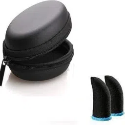 Thumb and finger Sleeve For Pubg and all Gaming (Pair of 1) with Black Pouch Finger Sleeve-image-31