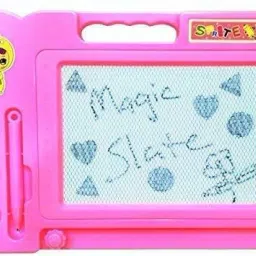 Sale magic slate for kids pen doodle pad erasable drawing easy reading writing learning graffiti board kids gift toy magnetic painting sketch pad for baby children- Multi colour-1