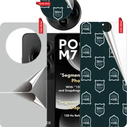 Screen Guard & Protector Applicator Accessory Combo for POCO M7 5G, M7 5G, {CAMERA LENS}-image-1