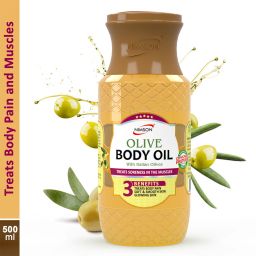 Olive Body Massage Oil with Italian Olives Treats Body Pain & Muscles Soft Skin-20