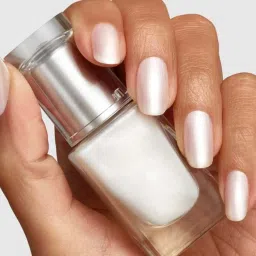 Quick Dry Long Lasting Smooth Finish Nail Polish White-image-69