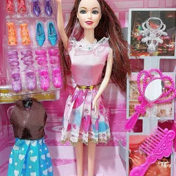 khyali Shine Dolls for Girl’s Surprise Moveable Doll Set with Beautiful Accessories-T17-picture-13