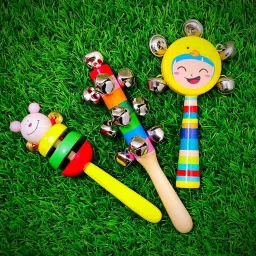 Non Toxic Wooden Rattles for Baby/Infants (0 to 6 to 12 Months) Rattle-15