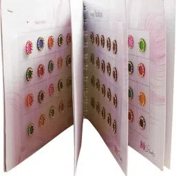 Woman Best 120 Bindi Page 4 flaps stone colors. face Multicolor Bindis-image-42