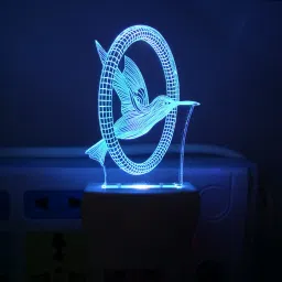 ukani 3D ILLUSION FLYING BIRD WITH 7 COLOR CHANGING LIGHT Night Lamp image 3