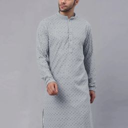 Men Cotton Rayon Kurta Pyjama Set-image-35