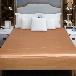 210 TC PVC Double Solid Flat Bedsheet-picture-20