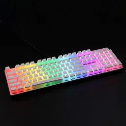 Etzin PBT 108 Pudding Keycaps Set TKL/104/108-Keys Mechanical Keyboard, with Keycaps Wireless Standard Gaming Keyboard Compatible with Desktop, Laptop, Mac Easy to Use,Plug and Play,Quick, Comfy Durable body image 2