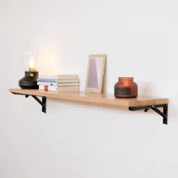 cozyzoro FOLDING SHELF BRACKET PAIR 20 CM 20 cm Shelf Bracket image 5