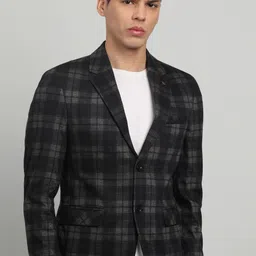killer Men Checkered Single Breasted Casual Blazer-picture-46