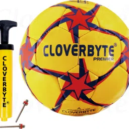 Premier Yellow Combo Football With Pump And 2 Pins For Kids And Youth Football - Size: 5-image-50