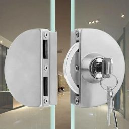 Glass to glass lock , wall to glass lock with 3 keys Lock-image-23