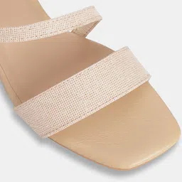 T.ELEVEN Textured Open Toe Backstrap Block Heels image 4