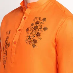 DEVOILER Ethnic Motifs Printed Regular Kurta with Pyjamas image 3