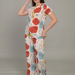 MAYSIXTY Conversational Printed Shirt With Pyjamas image 4