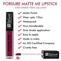 ForSure Set Of 2 Matte Me Non-Transfer Liquid Lipsticks 5ml Each - 108 + 119 image 3