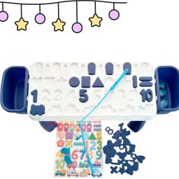 Matching Mathematical Counting Magnetic Fishing Table Toy 5 in 1 Learning Shape-20