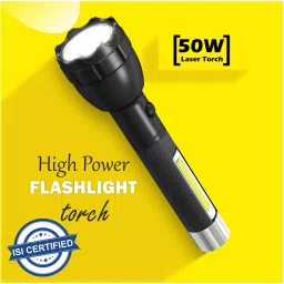 Rechargeable 50W 2 in1 Dual Mode Bright Long Range Torch 8 hrs Torch Emergency Light-22