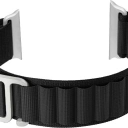 ACM Sliding Watch Strap Nylon Hook for Crossbeats Ignite Series 4 Max watch Black Smart Watch Strap image 2