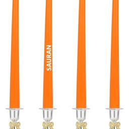 Pack of 4 Unscented Dripless Taper Candles 22W x 250H Millimeters WC91.6 Candle-2