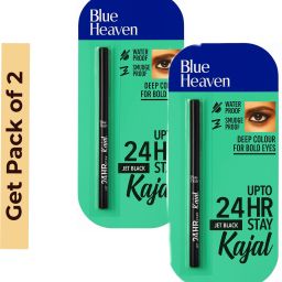 24 Hr Stay Kajal Black Waterproof Long Lasting And Smudge Proof ap-image-42