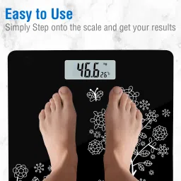 Maxpro WC134 Flora Digital Weighing Scale with thick tempered glass, LCD Panel Weighing Scale image 4