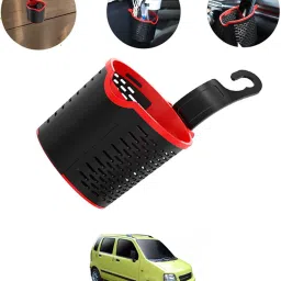 Multiuse Car Seat 3R Black/Red Convenient Basket For Extra Storage -303 Car Storage Bag & Bin-image-96