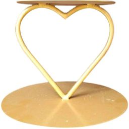 Cake Stand Metal Cake Display Stand Golden 1 Tier Cast Iron Cake Server-9