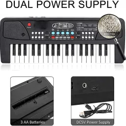 Kids Piano Keyboard,with Microphone Portable Electronic Keyboards Musical Toys Pianos for Girls and Boys Ages 3-12 Analog Portable Keyboard-image-101